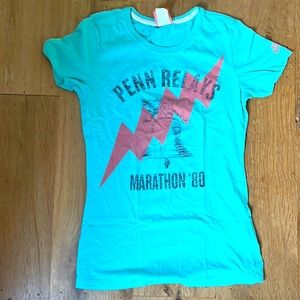 Nike Track & Field Green T-shirt 80’s theme